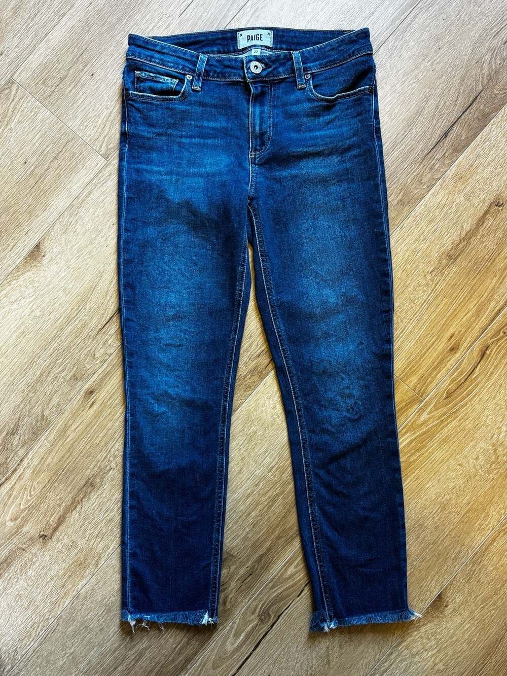 PAIGE Skyline Skinny Crop Jeans Size 27